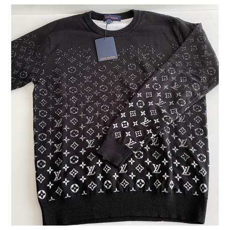 louis vuitton black sweater|louis vuitton sweater price.